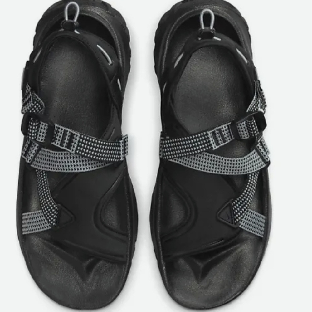 Nike Black and Gray Outdoor Sport Sandals